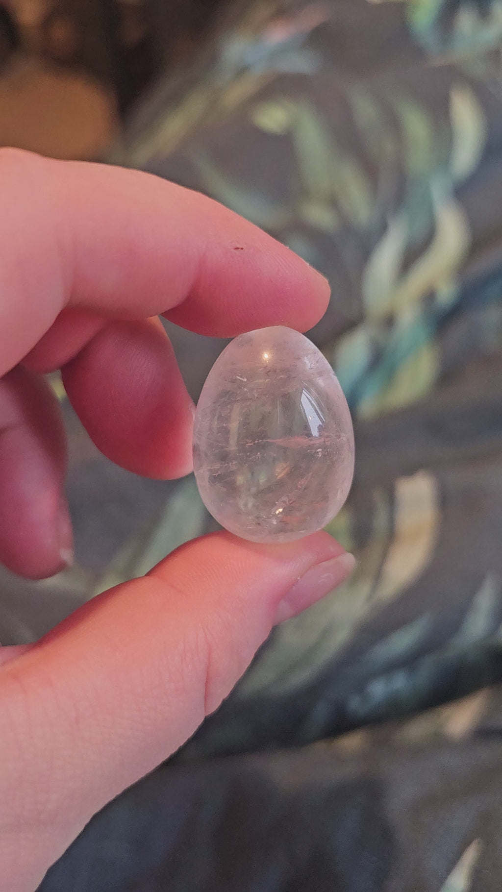 Clear Quartz egg