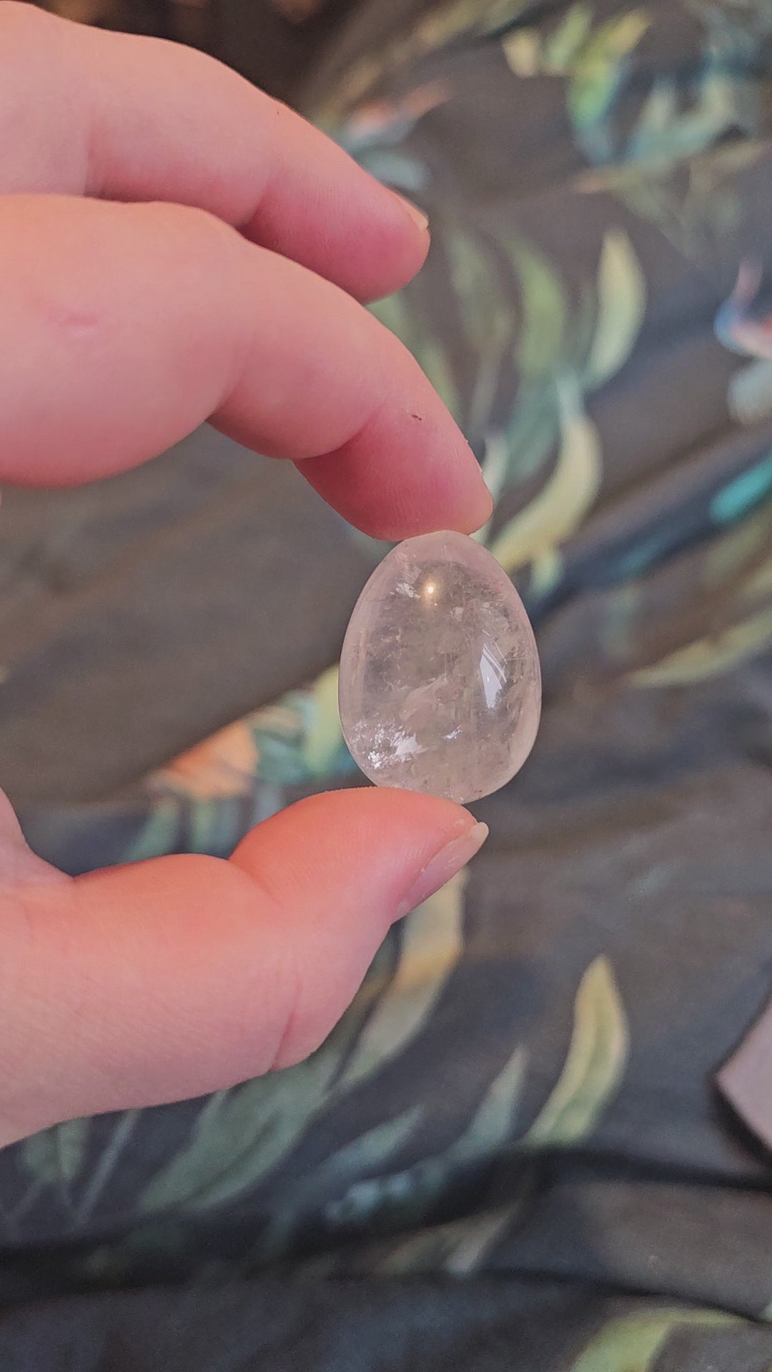 Clear Quartz egg