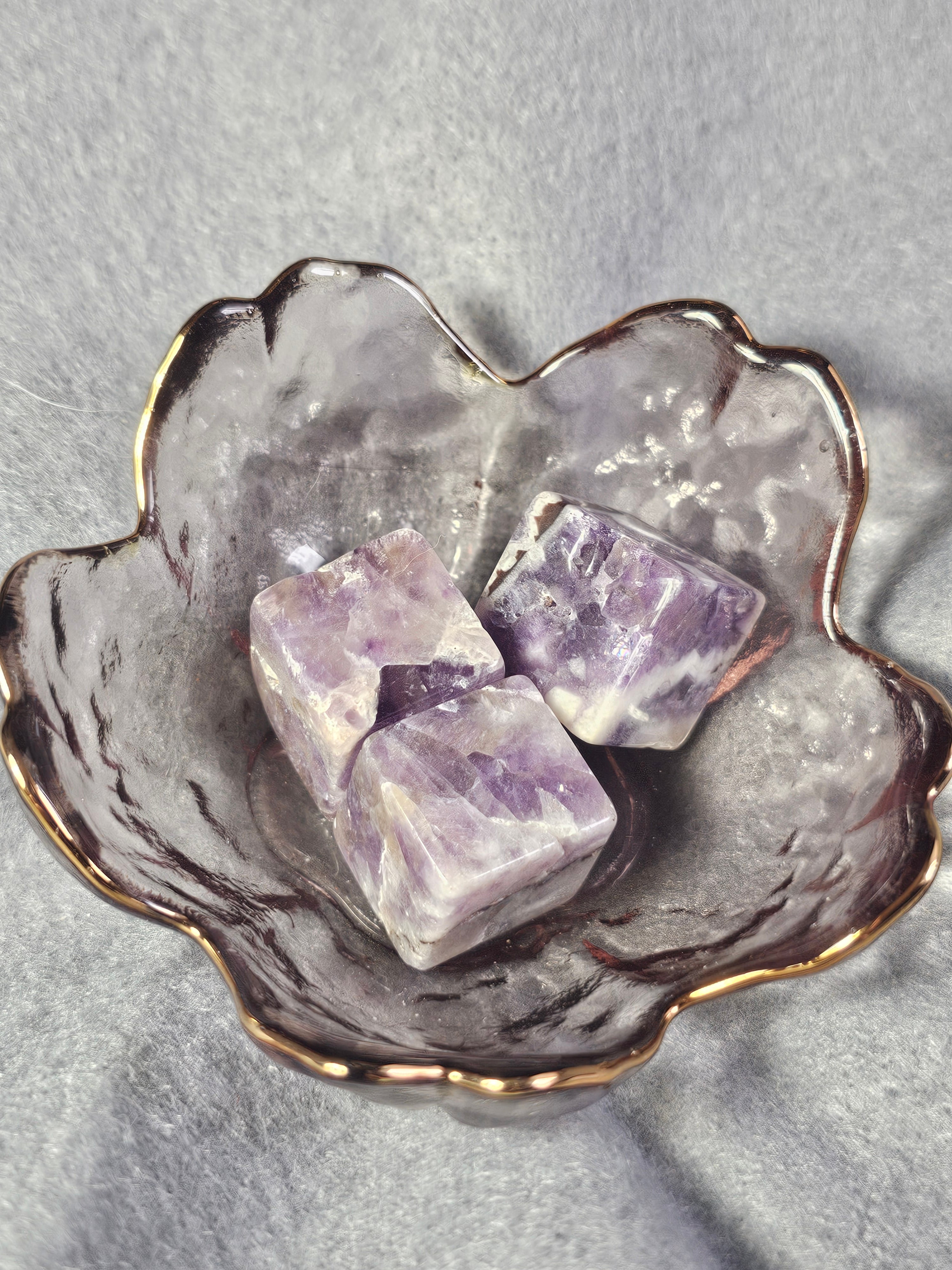 Amethyst cubes