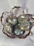 Labradorite heart