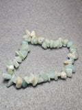 Amazonite chip bracelet