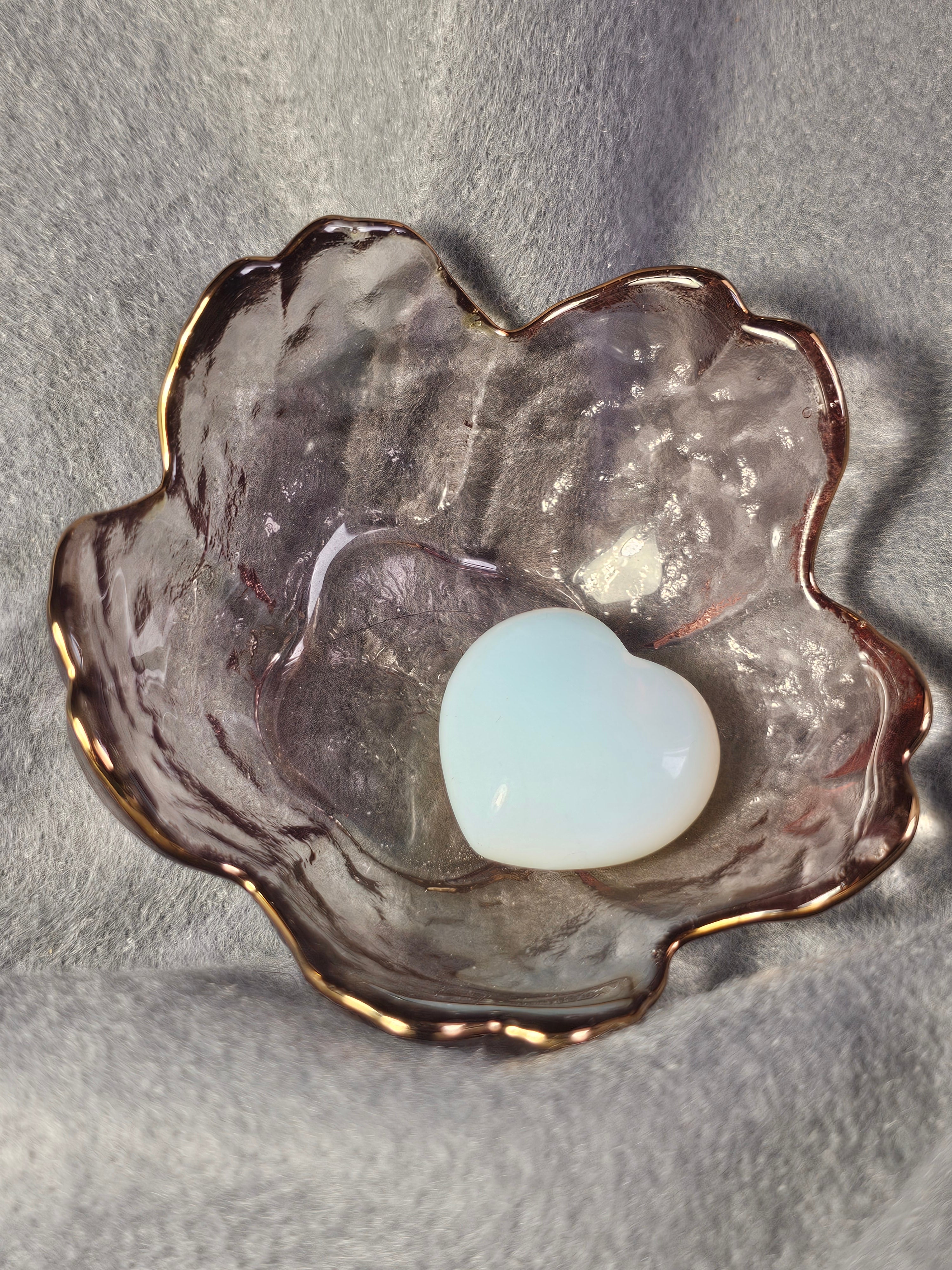 Opalite heart