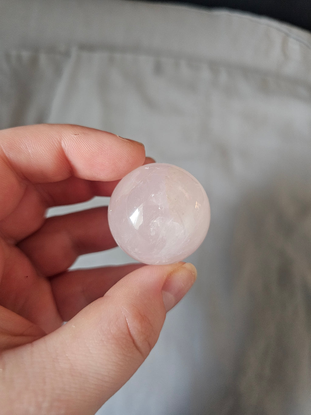 Rose quartz sphere