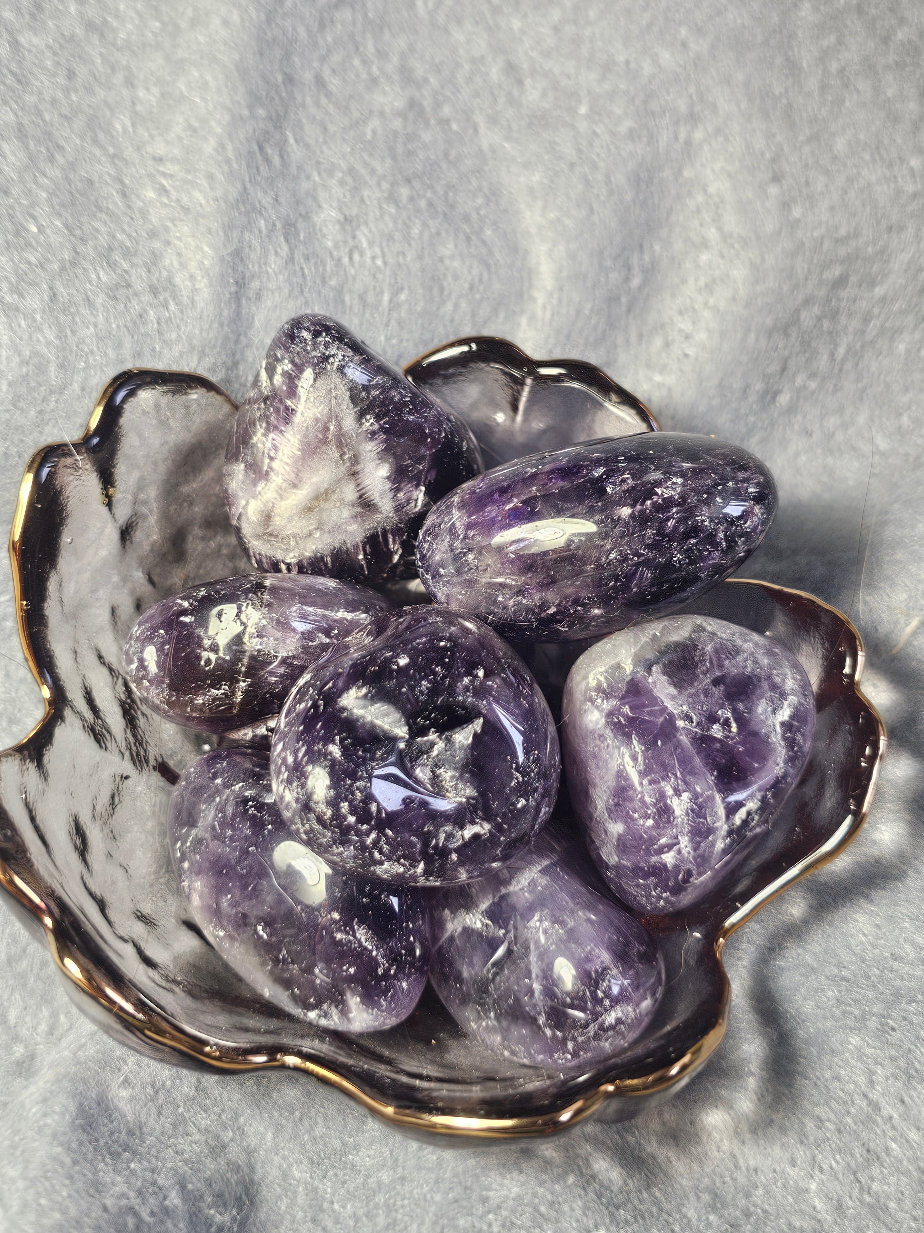 Amethyst tumbles