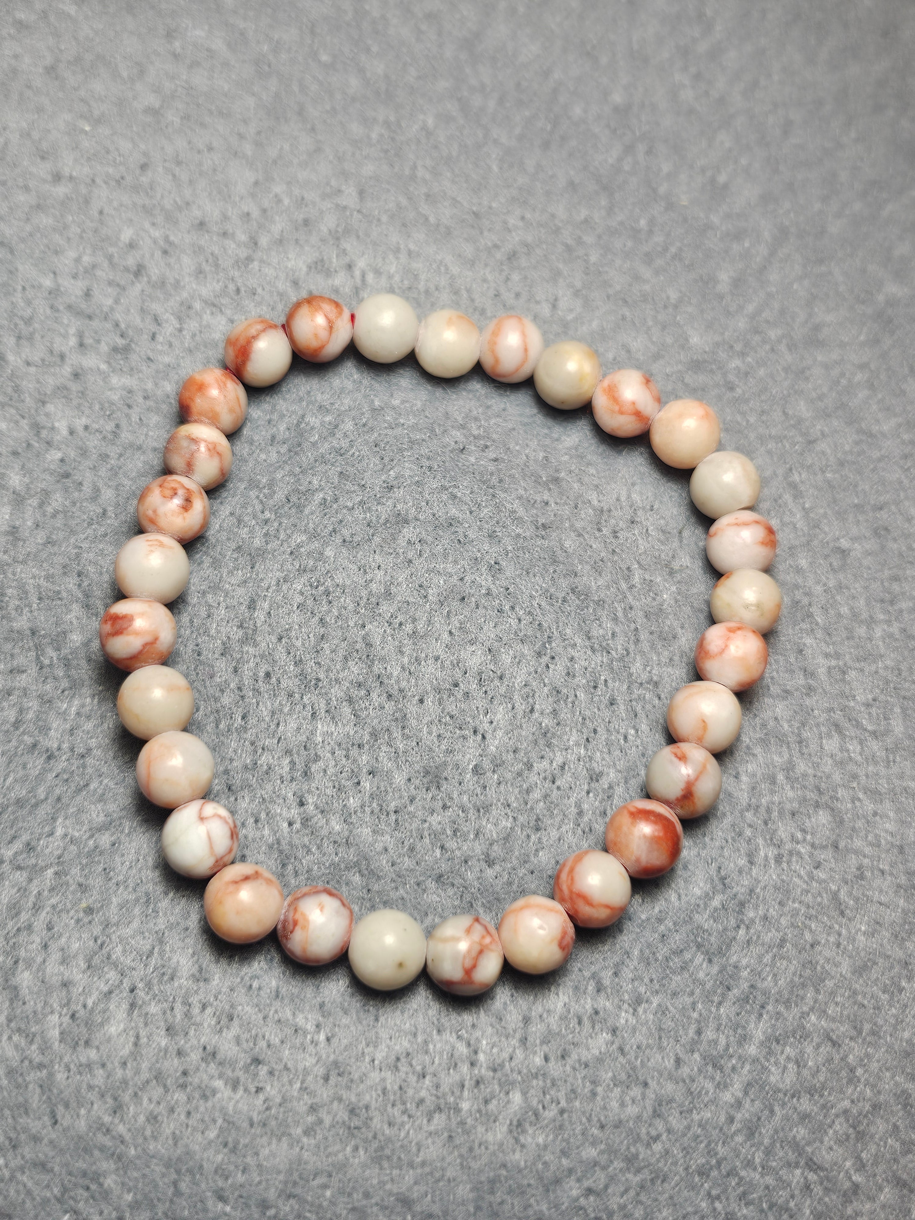 Red vein jasper bracelet