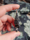 Black kyanite pendant