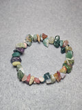 Indian agate chip bracelet
