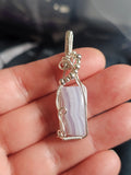 Blue Lace Agate Pendant