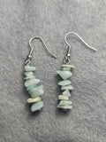Amazonite chip earrings