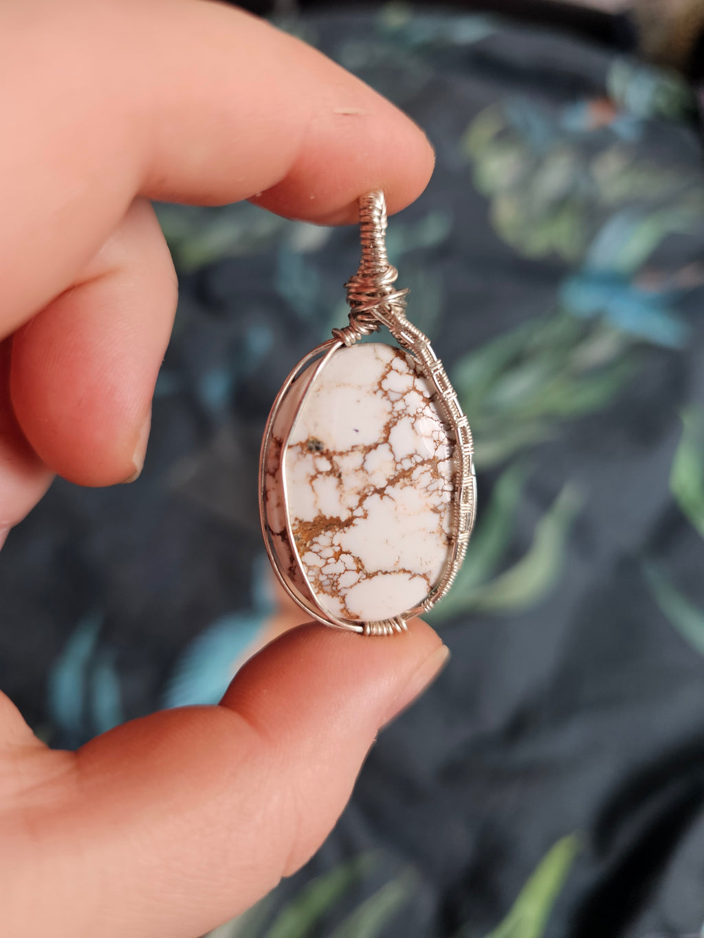 Wild Horse magnesite pendant