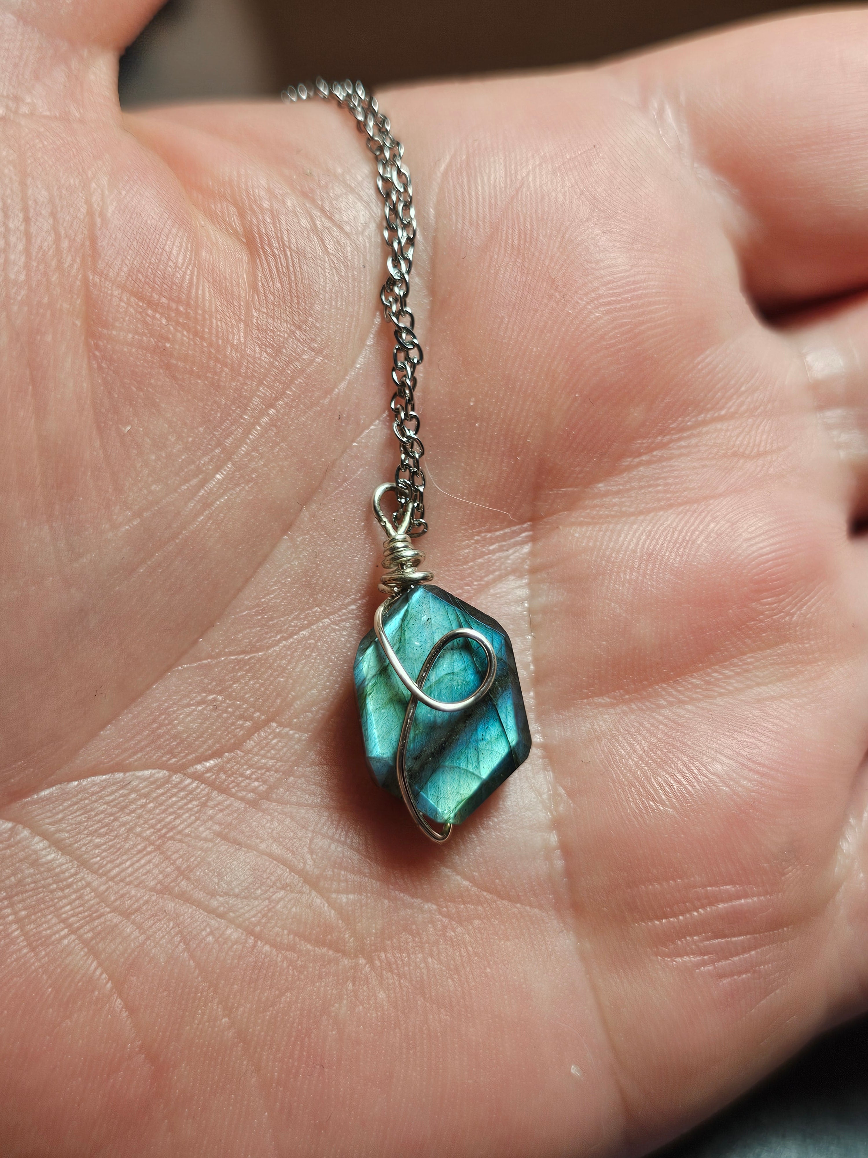 Labradorite pendants