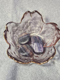 Rainbow fluorite tumbles