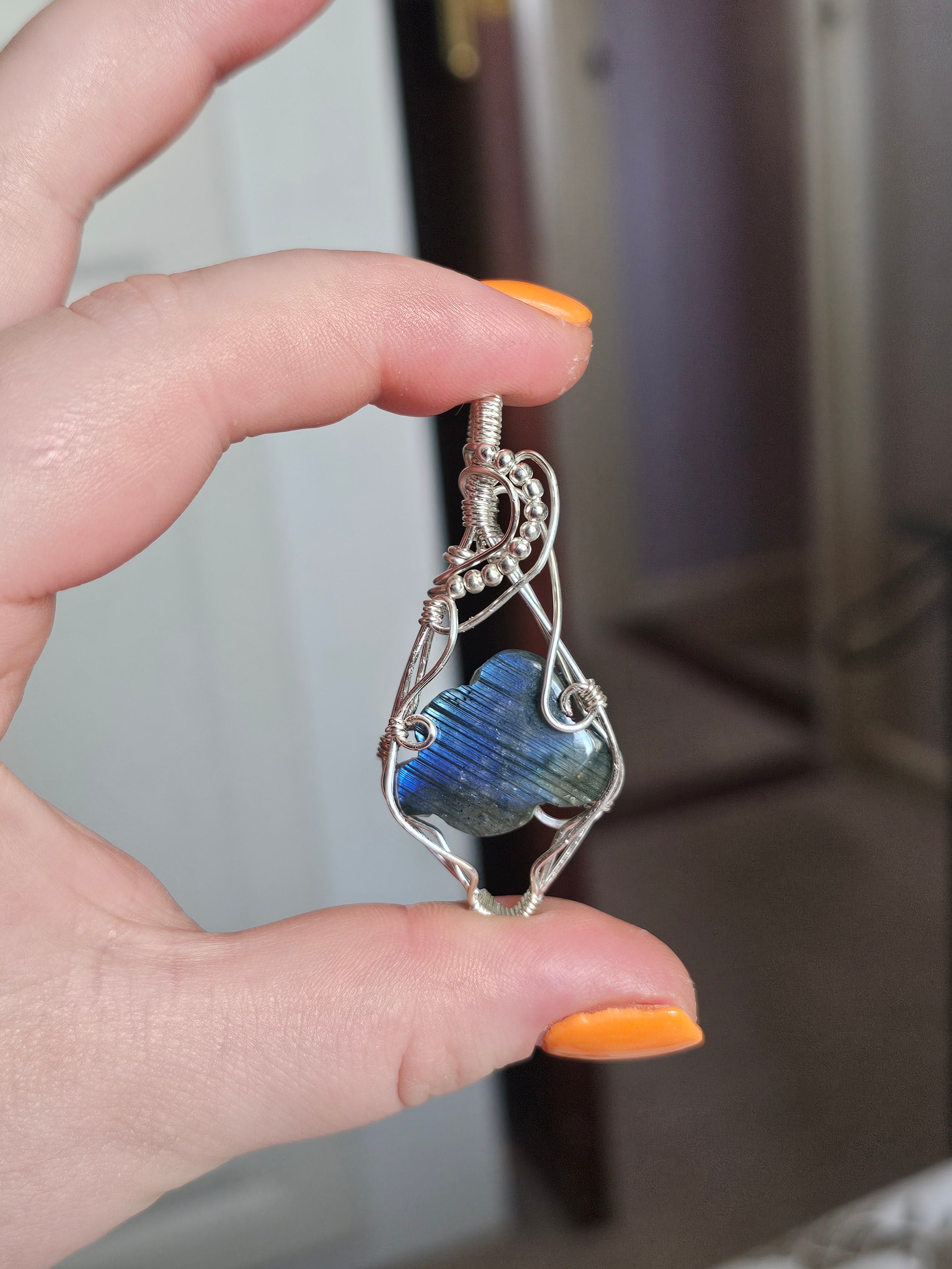 Labradorite Cloud Pendant