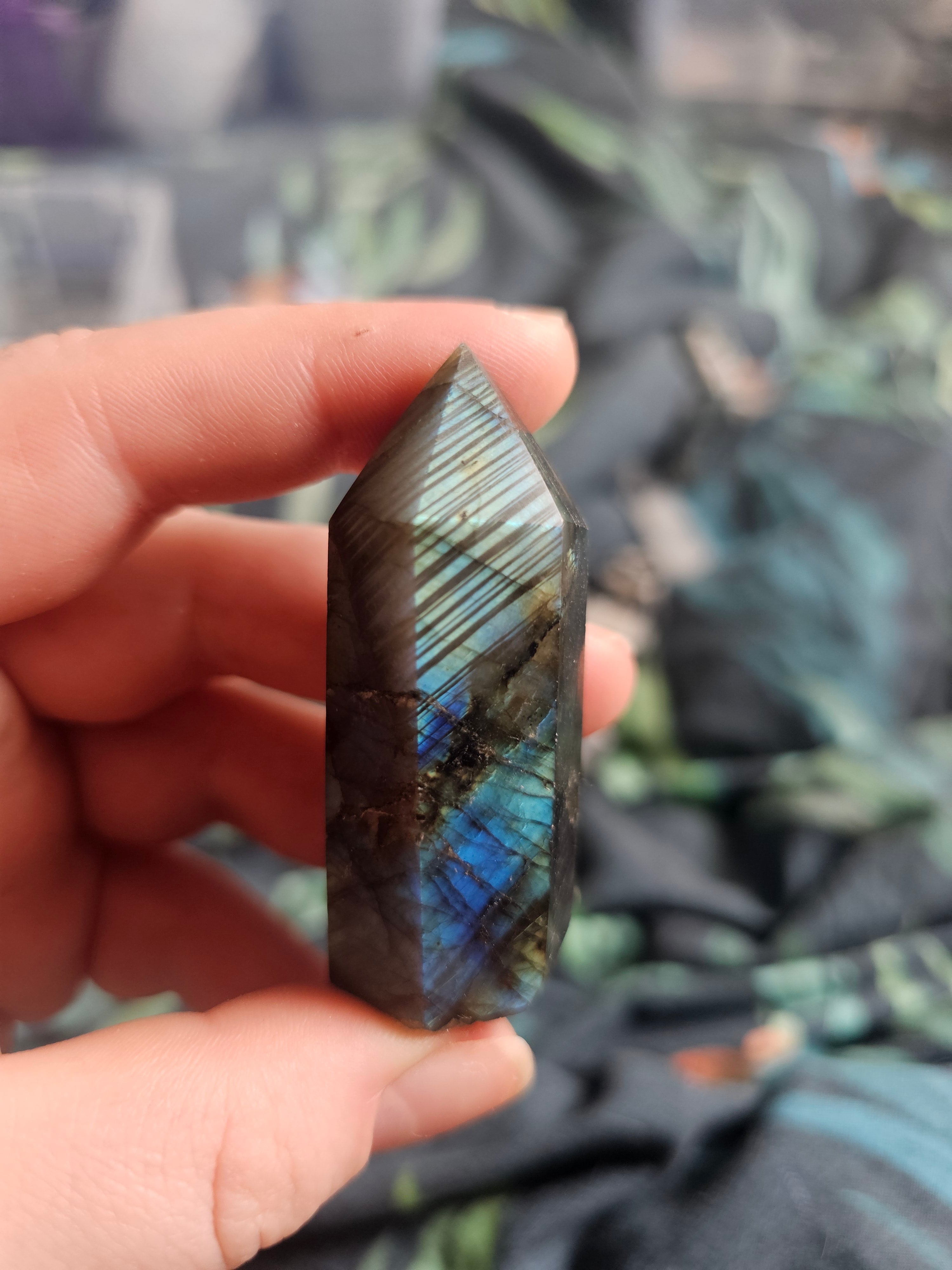 Labradorite tower