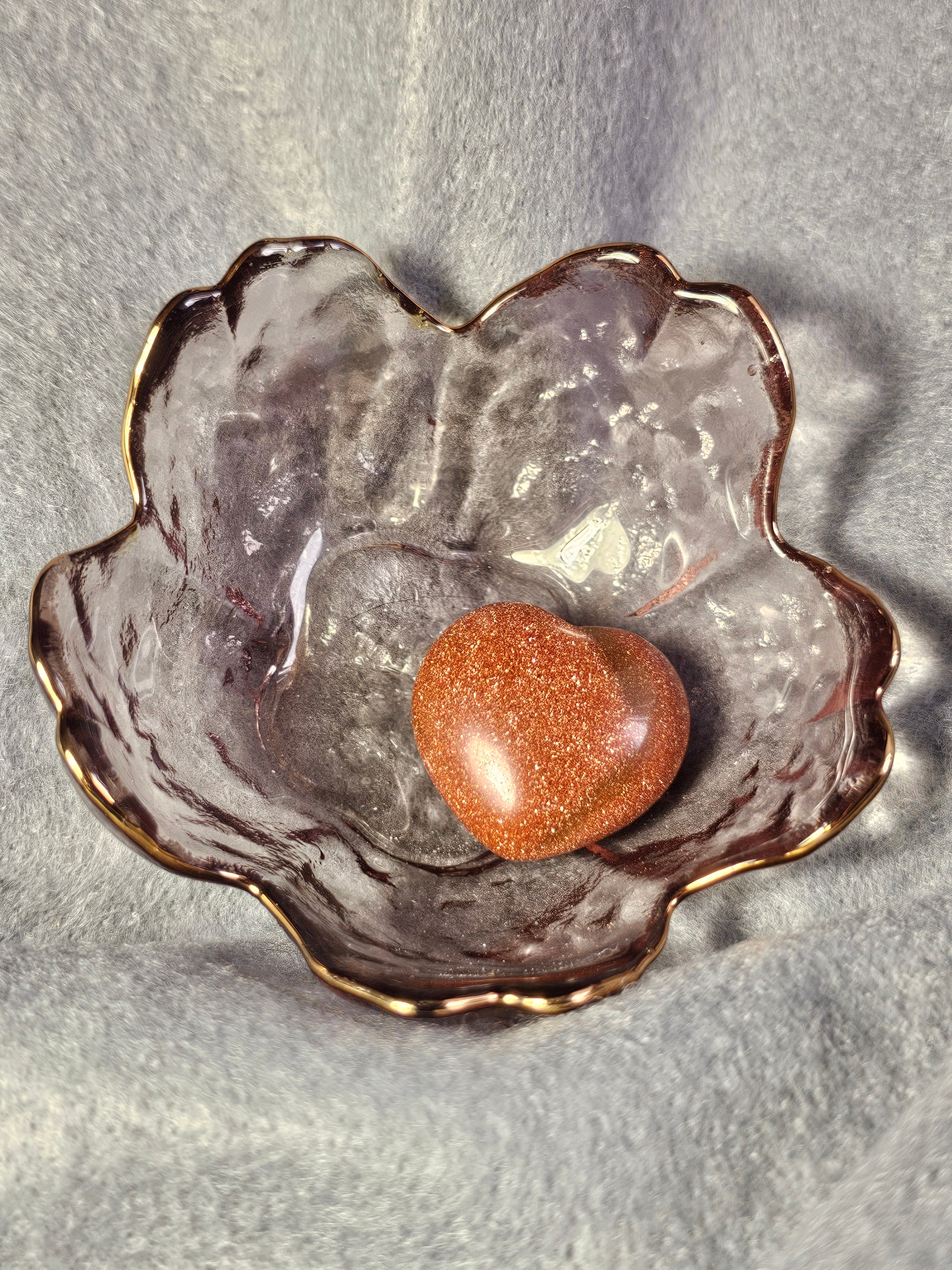 Goldstone heart