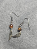 Tigers eye earrings