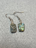 Labradorite earrings
