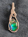 Aurora opal pendant