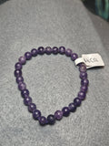 Purple mica bracelet