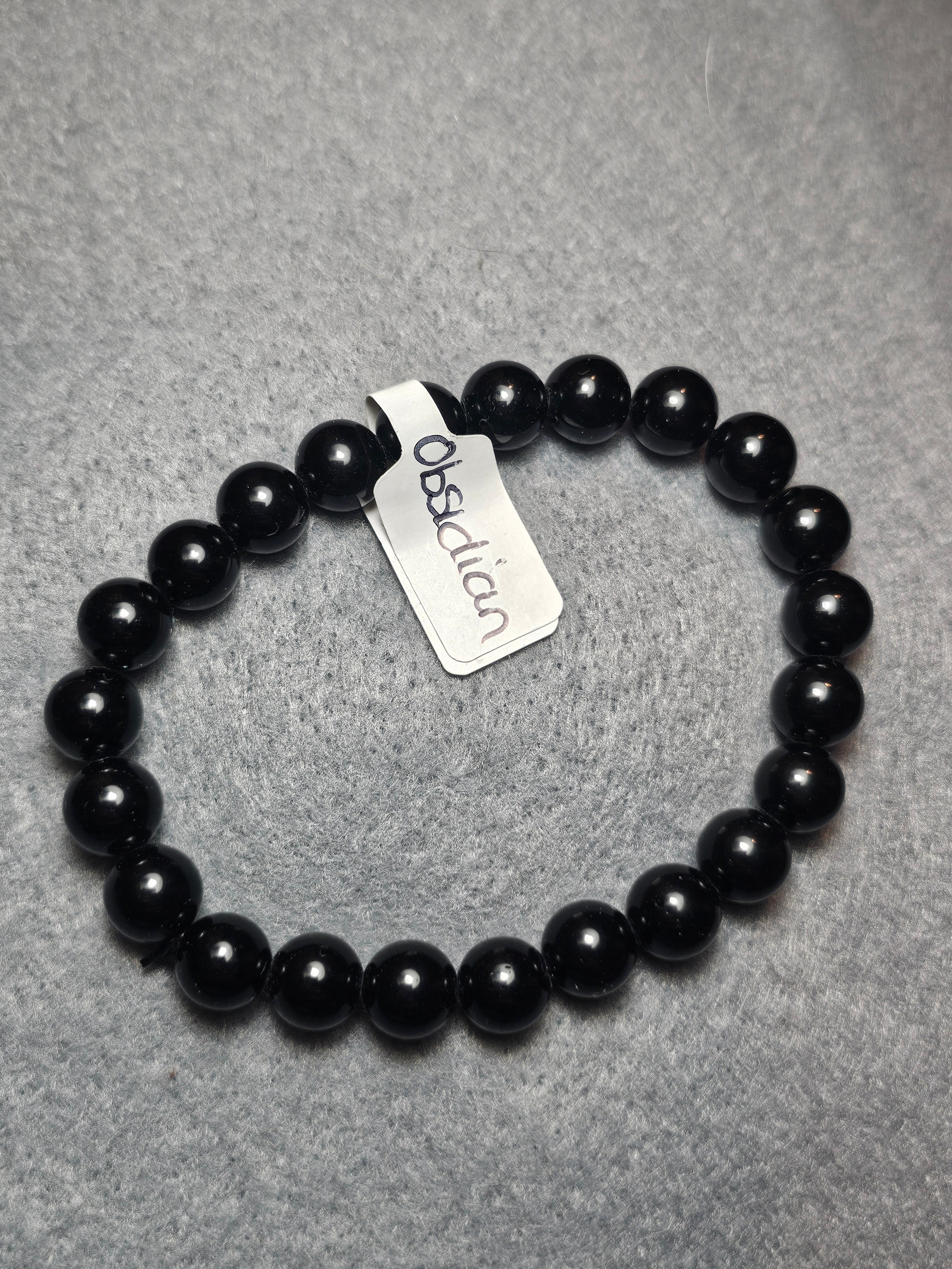 Obsidian bracelet