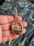 Raw edge Ocean Jasper pendant
